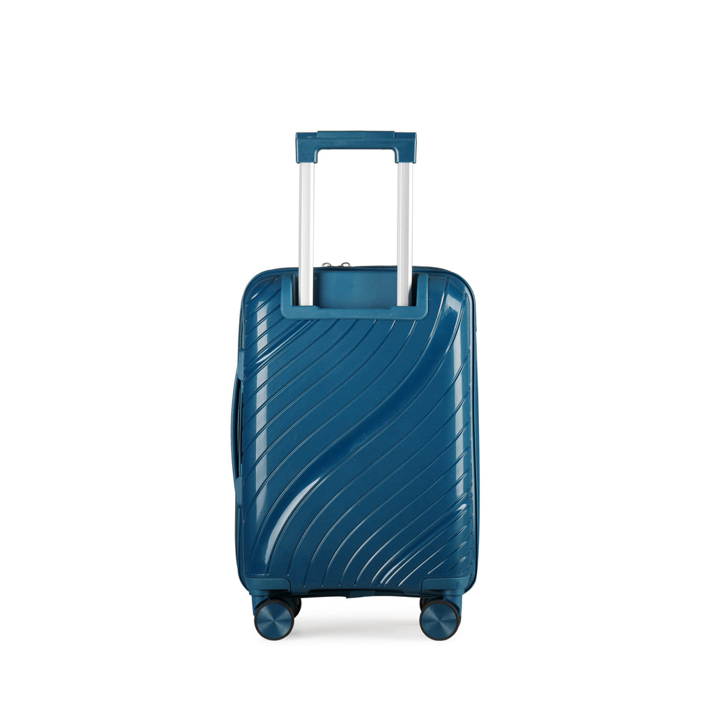 Ocean Blue Hard Shell Cabin Trolley